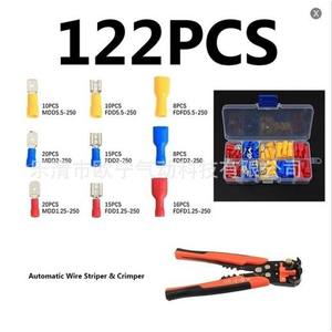 ชุดขั้วต่อแบบถอดเร็วสำหรับวิศวกรรมเคมี 122 ชิ้น ขนาด 0.5 มม. 12-22awg กล่องพลาสติก วัสดุ PC แบบยุโรป - Product Image 5