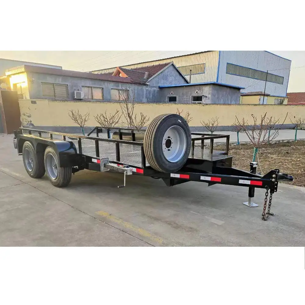 Customer aluminium plates car trailer remorque de voiture towing trailers for car