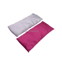 Étiquettes personnalisées Coussin lesté relaxant pour les yeux, aromathérapie, chaud et froid, rempli de lavande et de graines de lin