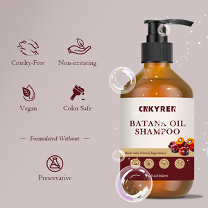 Shampooing anti-chute de cheveux Formule à l'huile de Batana Réduit la casse Renforce les follicules pileux <span class=keywords><strong>Hydrate</strong></span> <span class=keywords><strong>le</strong></span> <span class=keywords><strong>cuir</strong></span> <span class=keywords><strong>chevelu</strong></span> Favorise la croissance - Product Image 5
