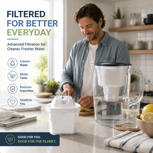 Cartucho de Repuesto para Filtro de Agua Doméstico, Purificador de Agua Potable para Cocina con Carbón Activado - Product Image 1