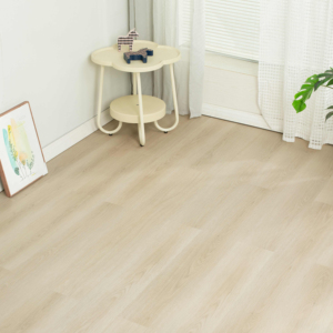 Revêtement de sol en vinyle SPC à pose <span class=keywords><strong>intégrée</strong></span> - Écologique, résistant à l'usure, design à larges lames, aspect bois véritable pour atelier, utilisation en intérieur - Product Image 4
