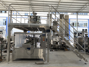 Doypack automático con cremallera Doy Pack Pesaje Llenado Bolsa de embalaje Gránulo <span class=keywords><strong>Palomitas</strong></span> de maíz Snacks Fruta seca Grano Nueces Máquina de embalaje - Product Image 6