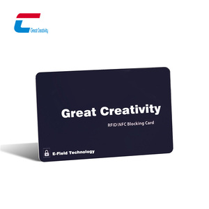 <span class=keywords><strong>Carte</strong></span> de blocage RFID à impression personnalisée, protection NFC, anti-vol, avec lumière LED, blocage RFID - Product Image 3
