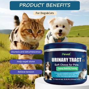Suplemento Nutricional Masticable para la Salud Renal de Mascotas, Alivio Personalizado de la Inflamación Urinaria, Reparación de la Barrera Mucosa, para Perros y Gatos - Product Image 4