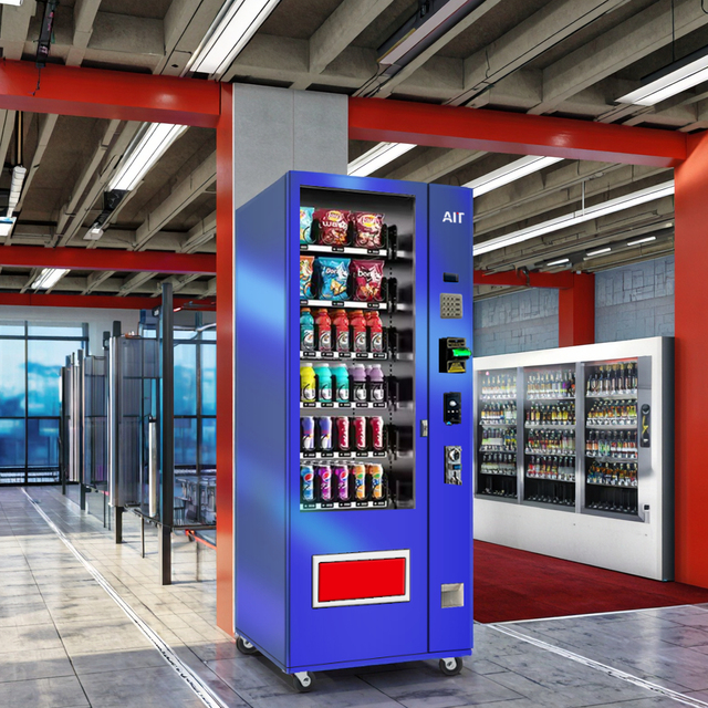 Refrigerated Small Gym Unmanned Vending Machine for Beverages and Snacks with SDK Function