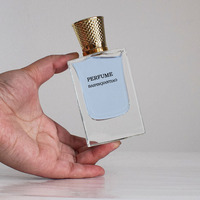 Bouteille de parfum en verre facile Atomiseur de parfum arabe unique Bouteille d'huile de parfum Bouteilles de parfum fantaisie en verre rectangulaires vides