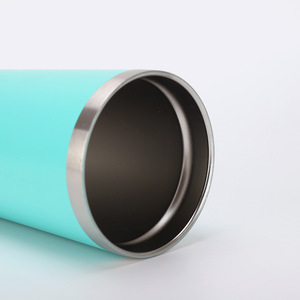 Stainless Steel Tumbler 20oz Vacuum Insulated Travel Mug Portable Coffee Cup Straight Shape Water Blue - Product Image 1