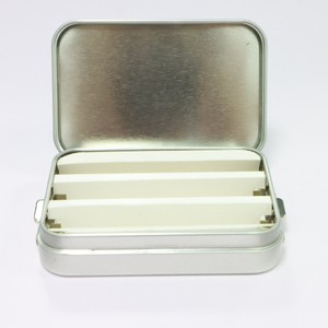 Cajas Metálicas Herméticas a Prueba de Olores con Bisagras, Paquete de 3, Resistentes a Niños, para Guardar Menta, Dulces y Rollos - Product Image 6