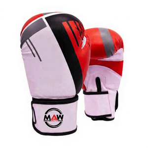 MAW Boxing Gloves PU Material Velcro Closure Breathable Unisex for Boxing Training - Product Image 1