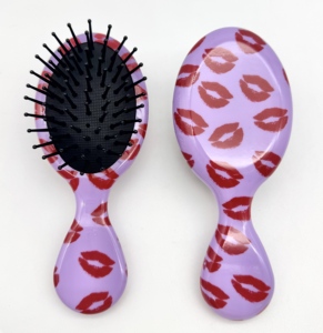 Precioso cepillo de pelo para desenredar con cerdas suaves para niños, fábrica al por mayor, patrones personalizados OEM - Product Image 3