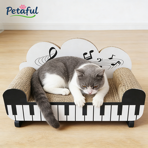 Toptan Büyük Lüks Modern Çok Fonksiyonlu Çevre Dostu Dayanıklı Kaymaz Karton Kedi Tırmalama Yatağı Kanepe Karton Ambalaj - Product Image 1