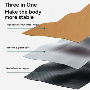 Tapete de <span class=keywords><strong>yoga</strong></span> de caucho PU abrasivo con diseño de cáscara de coco, impresión con tinta, extra grueso, de color sólido, estilo <span class=keywords><strong>Manduka</strong></span>. - Product Image 6