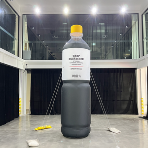Réplique géante de bouteille de condiment gonflable (sauce soja/vinaigre/sauce aux huîtres/huile) pour <span class=keywords><strong>la</strong></span> promotion, logo personnalisé, imperméable, durable - Product Image 3