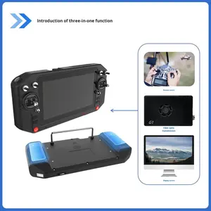 FPV Дрон волоконно-оптический HD экран пульт дистанционного управления ABS Материал/30-80 км Расстояние передачи легкий портативный - Product Image 4