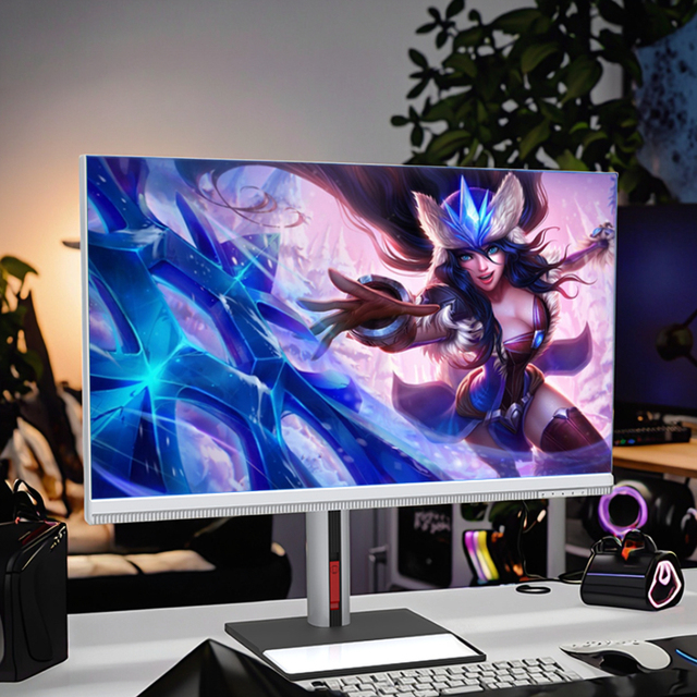 New 180hz Miniled White Gaming Monitor Mini Led Computer Pc Multifunctional Bracket Mini LED Gaming Monitor
