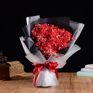 Liviflo Regalo de Halloween para Novia - Hermoso Ramo Eterno de Gypsophila <span class=keywords><strong>Paniculata</strong></span>, Flores Preservadas Ecológicas - Product Image 6