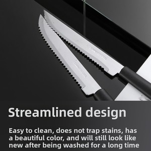 Nhà hàng khách sạn Bạc Đảng <span class=keywords><strong>Flatware</strong></span> thép không gỉ Đảng sử dụng nhựa xử lý thiết lập dao kéo - Product Image 6