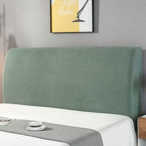 Vendita calda Custom misura elastico copricapo Jacquard protezione antipolvere fodera per uso domestico elasticizzato testiera - Product Image 1
