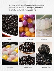 เครื่องทำลูกขนมโมจิมันเทศกลมอัตโนมัติขนาดเล็กเชิงพาณิชย์ ทำจากสแตนเลสสตีล พร้อมระบบปั่นกลมด้วยมือ - Product Image 6