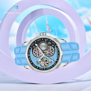 New PAGANI DESIGN <b>Watches</b> YS-022 Tourbillon <b>Skeleton</b> <b>Automatic</b> Mechanical <b>Watch</b> for Men Hollow Luminous Stainless Steel Case - Product Image 6