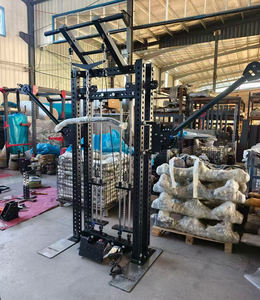 家用健身器材史密斯杠铃衣架全橡胶重量壁挂式平板哑铃壁挂式折叠下蹲架 - Product Image 6