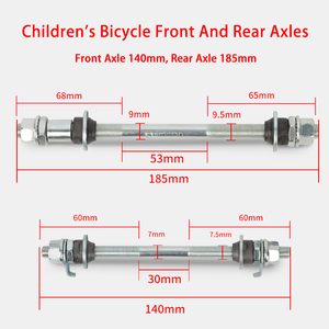 <span class=keywords><strong>Axe</strong></span> de vélo robuste et haute résistance, <span class=keywords><strong>axe</strong></span> de roue <span class=keywords><strong>avant</strong></span> et arrière fiable pour <span class=keywords><strong>VTT</strong></span> et vélo de route - Product Image 6