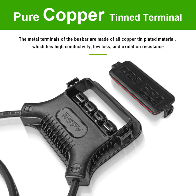 Outdoor IP67 Junction Box for Monocrystalline Silicon Solar PV Systems 1500V DC Rated 25A 3 Diode PPE/Cu Housing -40 +85
