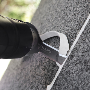 <span class=keywords><strong>Lame</strong></span> de coupe en acier inoxydable à crochet pour travaux de précision, idéale pour l'élimination du calfeutrage des planchers en bois et pour des coupes nettes dans les espaces restreints - Product Image 6