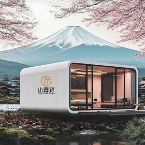 Maison conteneur modulaire de luxe en acier de 20 pieds et 40 pieds CASA Chalet familial 20Gp Cabine de bureau pour chambre à coucher Salle de bain - Product Image 1