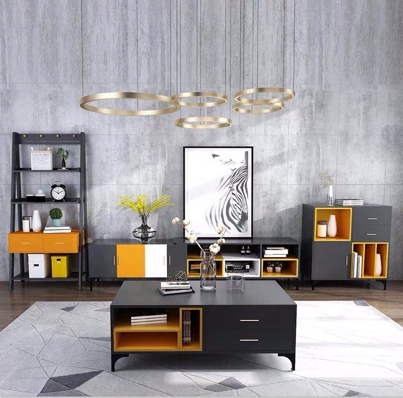 Meuble de Salon table d'appoint casier armoire de stockage