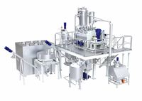 Système de dosage à déballage, mélangeur à double enveloppe, équipement de production de poudre et de liquide de 4000 L, mélangeur de séchage à la charrue sous vide