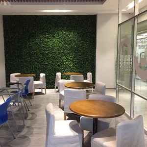 Pared <span class=keywords><strong>Vertical</strong></span> de hierba <span class=keywords><strong>Artificial</strong></span> externa, 50cm X 50cm, jardín al aire libre e interior, decoración de plantas de pared de hiedra - Product Image 6