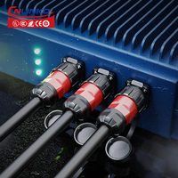 Connecteurs électriques Cnlinko 220v câble mâle étanche 5 broches connecteur cc prise de courant prise de courant câble adaptateur d'alimentation