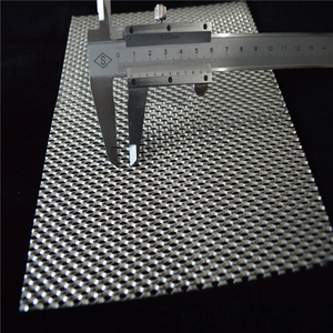 Grille métallique décorative professionnelle en acier inoxydable perforé alvéolé 5x10 trous, robuste et économique, pour filtres - Product Image 4