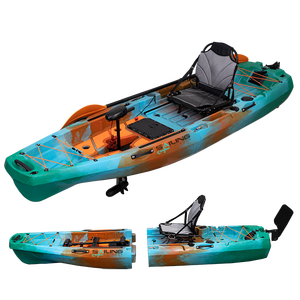 Kayak <span class=keywords><strong>da</strong></span> <span class=keywords><strong>Pesca</strong></span> Monoposto <span class=keywords><strong>da</strong></span> 3 Metri, Stabile e Flessibile, <span class=keywords><strong>Barca</strong></span> <span class=keywords><strong>in</strong></span> Plastica Sit-on-Top con Pagaia, <span class=keywords><strong>Regalo</strong></span> per Pescatori <span class=keywords><strong>in</strong></span> Vendita - Product Image 3