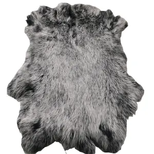 China Manufacture Animal Fur Pelt Dyed Rabbit Fur Pelt For Sale Rex Rabbit Plate