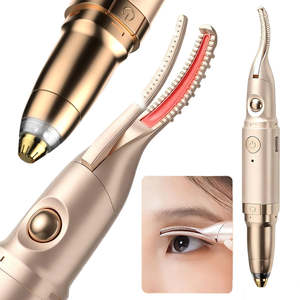 Appareil portable électrique multifonctionnel HQ pour l'épilation des sourcils et le lifting des cils avec gel chauffant et recourbe-cils, marque privée - Product Image 2