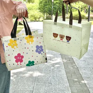 Ruicheng Heißsiegel Werbe- und Messe-Geschenk individuell bedruckte faltbare wiederverwendbare preisgünstige Vliesstoff-Taschen