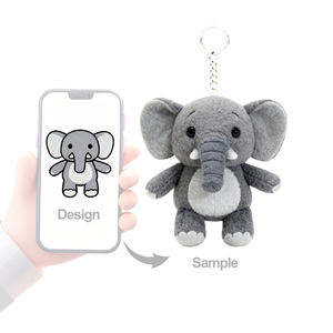 Toplu toptan lüks dikiş oyuncak zinciri 10cm yumuşak pamuk ve PVC Anime anahtarlık dolması hayvan oyuncak 20cm boyutu - Product Image 1