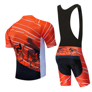 Combinaisons de cyclisme de course pour hommes de l'équipe personnalisée maillot à séchage rapide Triathlon <span class=keywords><strong>Pro</strong></span> Bike Wear Shorts Sets Ropa Ciclismo Vêtements de cyclisme - Product Image 2