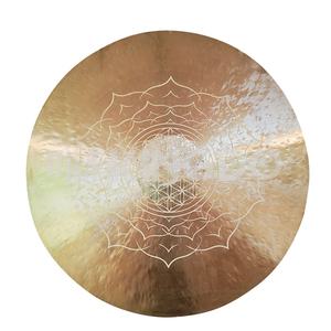 Gong <span class=keywords><strong>de</strong></span> cobre hecho a mano, Gong <span class=keywords><strong>de</strong></span> <span class=keywords><strong>viento</strong></span> <span class=keywords><strong>de</strong></span> 50cm para terapia <span class=keywords><strong>de</strong></span> sonido, instrumento musical para baño, meditación, curación - Product Image 4