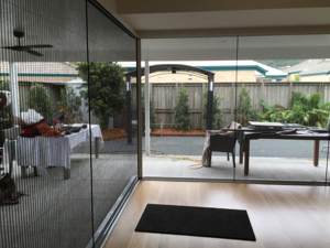 80gsm Polyester xếp li côn trùng màn hình lưới muỗi <span class=keywords><strong>Net</strong></span> thiết kế hiện đại cho có thể thu vào cửa sổ và cửa ra vào - Product Image 6