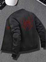 Blouson Bomber Sportif Personnalisé pour Homme avec Col Montant et Logo Frontal - Vêtement d'extérieur Softshell Coupe-Vent et Respirant