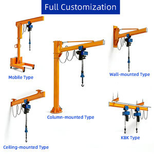 رافعة ذراعية ذكية صغيرة جديدة من جي إس مع تحكم عن بعد، سعة 1 طن، ارتفاع رفع 1700 مم، ضمان لمدة سنة واحدة - Product Image 1