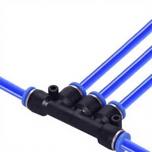 YIIDNN Pneumatic Multiple <b>Connector</b> <b>Quick</b> Fitting PK Series Five Way Cross Joint Pipe Tube Fitting <b>Connector</b> Push Fit Air - Product Image 1