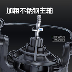 Carrete de Pesca Giratorio Juqiwang, Totalmente Metálico, con Capacidad de Línea de 25 kg, Carrete de Lanzamiento para Pesca en Mar con Señuelos, para Mano Derecha - Product Image 4