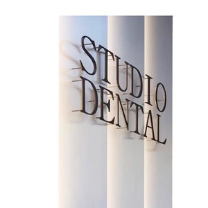 Letrero 3D de Latón Macizo y Hierro Forjado para Tienda, Letras Decorativas para Salón Privado, Arte Mural Metálico, Exhibición de Logotipo - Product Image 5