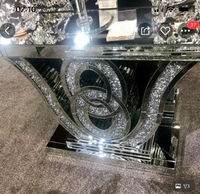Meubles de salon modernes OEM/ODM Table console centrale à miroir
