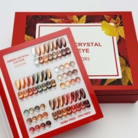 Nouvelle conception, vernis à ongles gel effet œil de chat Hema TPO gratuit, coffret cadeau de Noël, marque privée, kit gel UV pour l'automne, collection en boîte, vente en gros